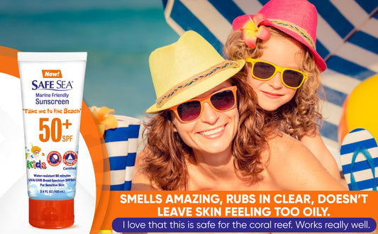 Safe Sea Regular Sunscreen for Kids, 3.4 fl oz Travel Size